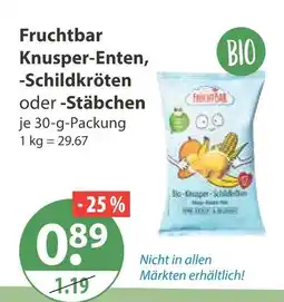 V Markt Fruchtbar knusper-enten, -schildkröten oder -stäbchen Angebot