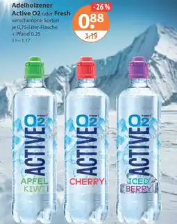 V Markt Adelholzener active o2 oder fresh Angebot