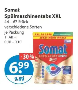 V Markt Somat spülmaschinentabs xxl Angebot
