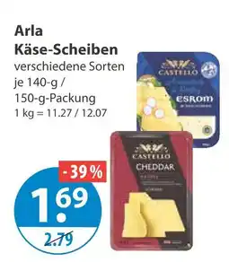 V Markt Arla käse-scheiben Angebot