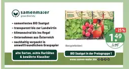 V Markt Samen maier bio saatgut Angebot