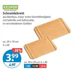 V Markt Kesper schneidebrett Angebot