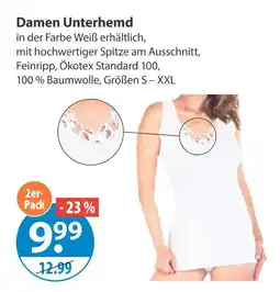 V Markt Damen unterhemd Angebot