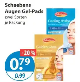 V Markt Schaebens augen gel-pads Angebot