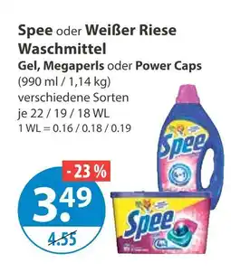 V Markt Spee oder weißer riese waschmittel Angebot
