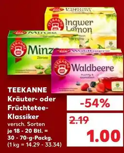 Kaufland Teekanne ingwer lemon Angebot