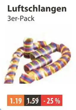 V Markt Luftschlangen Angebot