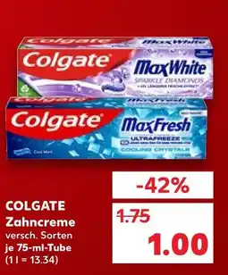 Kaufland Colgate maxwhite Angebot