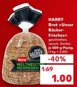 Kaufland Harry unser bäckerfrisches Angebot