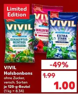 Kaufland Vivil eukalyptus-menthol halsbonbons Angebot
