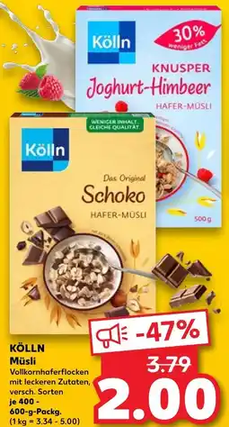 Kaufland Kölln knusper joghurt-himbeer hafer-müsli Angebot
