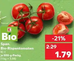 Kaufland K-bio span. bio-rispentomaten Angebot