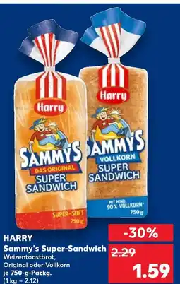Kaufland Harry sammy's super-sandwich das original Angebot