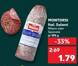 Kaufland Montorsi ital. salami milano Angebot