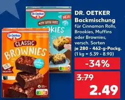 Kaufland Dr. oetker backmischung für cinnamon rolls Angebot