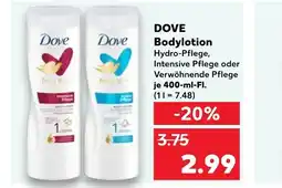 Kaufland Dove bodylotion hydro-pflege Angebot