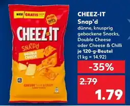 Kaufland Cheez-it snap'd double cheese Angebot