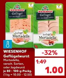 Kaufland Wiesenhof geflügelwurst mortadella Angebot