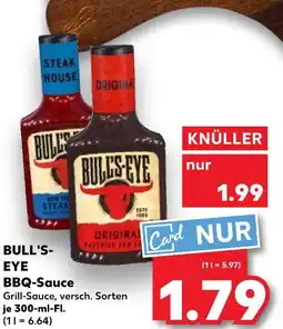 Kaufland Bull's-eye bbq-sauce original Angebot