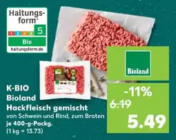 Kaufland Bioland hackfleisch gemischt Angebot