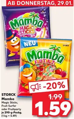 Kaufland Storck mamba magic sticks Angebot