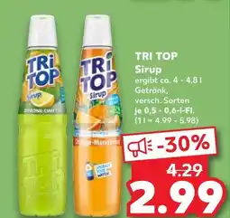 Kaufland Tri top zitrone-limette sirup Angebot