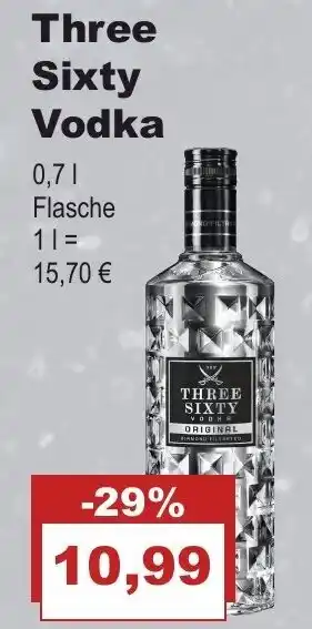 Bilgro Three Sixty Vodka 0,7 L Angebot