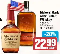 AEZ Makers Mark oder Bulleit Whiskey Angebot