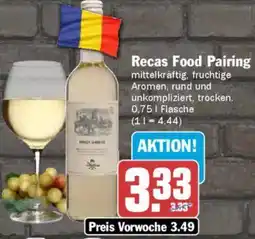 AEZ Recas Food Pairing Angebot