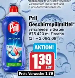 AEZ Pril Geschirrspülmittel Angebot