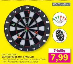 KODi DO YOUR DART DARTSCHEIBE MIT 6 PFEILEN Angebot