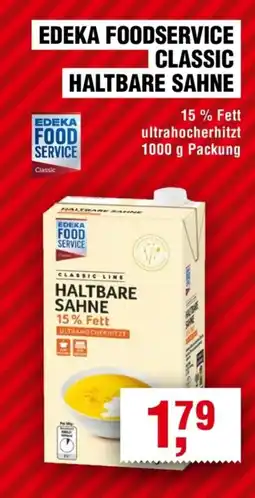 Handelshof EDEKA FOODSERVICE CLASSIC HALTBARE SAHNE Angebot