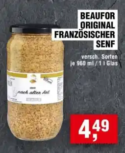 Handelshof BEAUFOR ORIGINAL FRANZÖSISCHER SENF Angebot