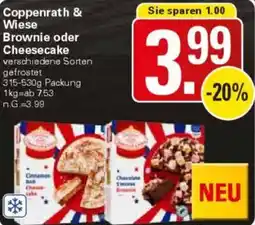 WEZ Coppenrath & Wiese Brownie oder Cheesecake Angebot