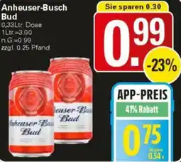 WEZ Anheuser-Busch Bud Angebot