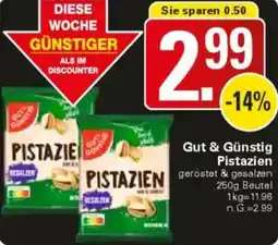 WEZ Gut & Günstig Pistazien Angebot