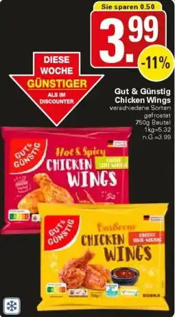 WEZ Gut & Günstig Chicken Wings Angebot