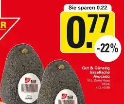WEZ Gut & Günstig Israelische Avocado Angebot