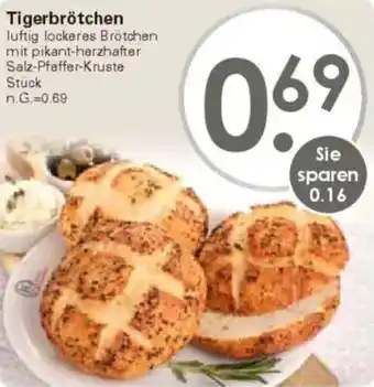 WEZ Tigerbrötchen Angebot