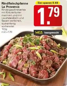 WEZ Rindfleischpfanne La Provence Angebot