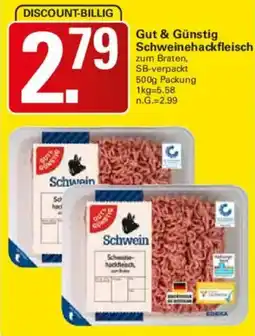 WEZ Gut & Günstig Schweinehackfleisch Angebot