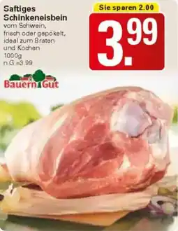 WEZ Saftiges Schinkeneisbein Angebot