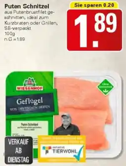 WEZ Puten Schnitzel Angebot