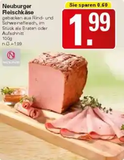 WEZ Neuburger Fleischkäse Angebot