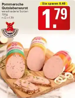 WEZ Pommersche Gutsleberwurst Angebot