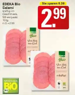 WEZ EDEKA BIO Salami Angebot