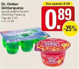 WEZ Dr. Oetker Götterspeise Angebot