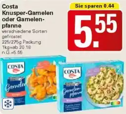 WEZ Costa Knusper-Garnelen oder Garnelenpfanne Angebot