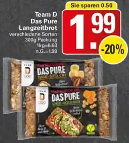 WEZ Team D Das Pure Langzeitbrot Angebot