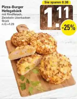 WEZ Pizza-Burger Hefegebäck Angebot
